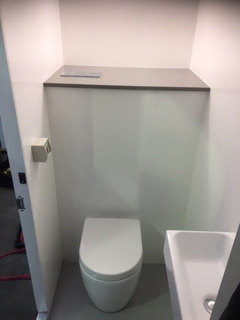 Portable bathroom unit - inside - Portable Bathroom Portable Showers in